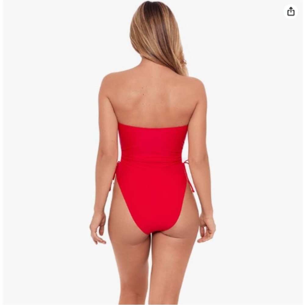 NWT Sports Illustrated red cut out one piece swimsuit - Picture 9 of 10